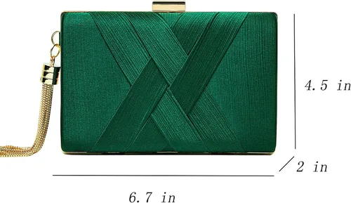 Miniatura 3 de CARIEDO Bolso de mano de noche para mujer, de tela manchada, para boda, graduación, noche, fiesta, F