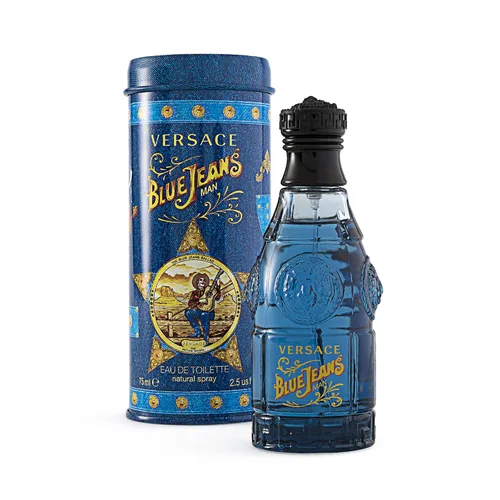 Versace Blue Jeans Colonia 2.5 Oz Eau De Toilette Spray Para Hombre