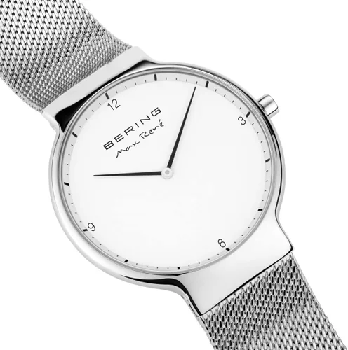 Miniatura 2 de BERING Men Analog Quartz Max René Collection Watch with Stainless Steel Strap & Sapphire Crystal 15540-XXX