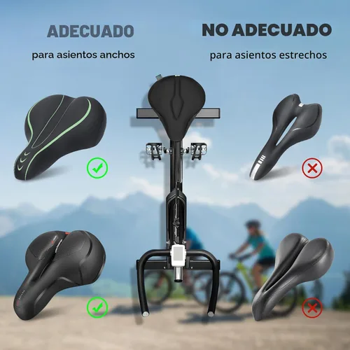 Miniatura 3 de Zacro Cojín de asiento de bicicleta, funda acolchada de gel para asiento de bicicleta para hombres y mujeres, cómodo, asiento de bicicleta Negro