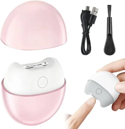 Miniatura 11 de Cortaúñas eléctrico multifuncional, cortaúñas eléctrico 2026, recortador automático de uñas con luz, 2 velocidades, cortaúñas eléctrico silencioso