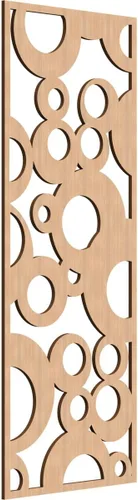 Miniatura 62 de Farwell Paneles de pared decorativos de madera con calado, 13 3/8 pulgadas de ancho x 34 3/8 pulgadas de alto x 1/4 de alto, roble rojo rojo