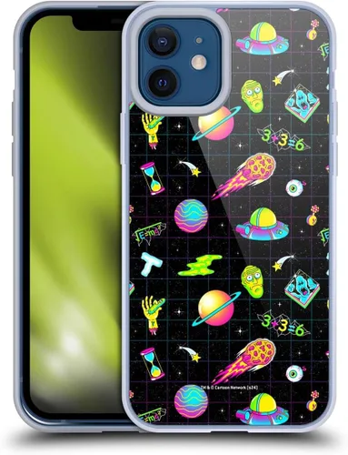 Miniatura 65 de Head Case Designs Funda de gel con licencia oficial de Rick and Morty Aliens Season 3 [protección de grado militar] compatible con Apple iPhone 12