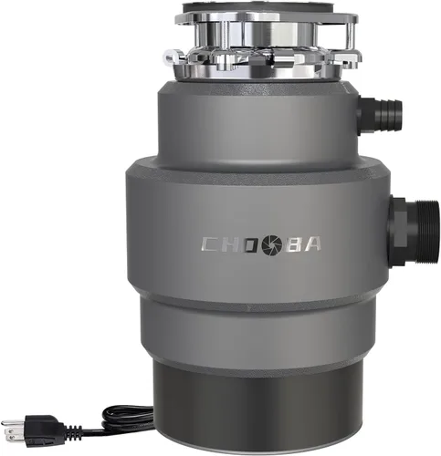 Miniatura 8 de Triturador de basura de 3/4 HP, alimentación continua de eliminación de residuos de alimentos, triturador de basura de cocina con conexión y enchufe