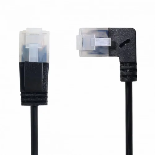 Miniatura 12 de cablecc Cable giratorio macho CAT6 UTP macho a macho RJ45 8P8C 1000Mbps para red LAN Ethernet 25CM