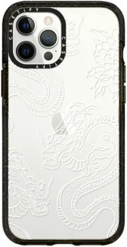 Miniatura 43 de Funda CASETiFY Impact para iPhone 12 Pro Max - Blanco Nubes - Negro Claro Nubes Blancas