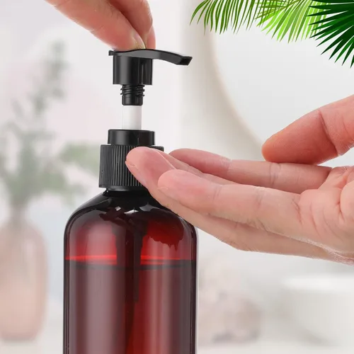 Miniatura 4 de 48 piezas dispensador de loción con bomba recargable dispensador de champú acondicionador dispensador de jabón de manos plástico vacío 8 oz/250 ml