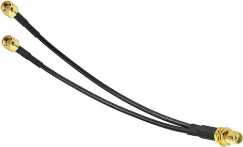 Miniatura 7 de Bingfu Antena celular de largo alcance 0.14 oz LTE para montaje en pared, cable de 9.84 pies, con adaptador SMA a doble SMA, compatible con Spypoint