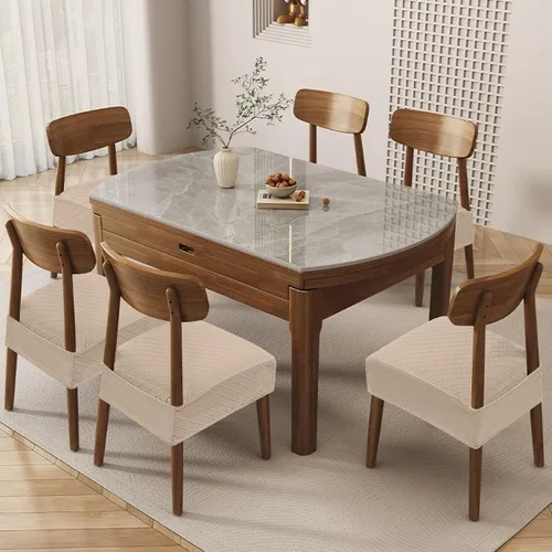 Miniatura 7 de Genina Fundas de asiento impermeables para sillas, fundas de asiento para sillas de comedor, fundas para sillas de cocina, fundas para sillas