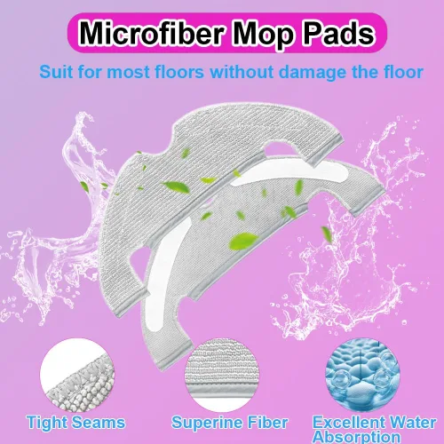 Miniatura 6 de D10 Plus Gen 2 Piezas de repuesto Accesorios compatibles con Dreame D10 Plus Gen 2 Robot Aspirador, incluye 1 cepillo principal, 2 filtros Hepa, 4