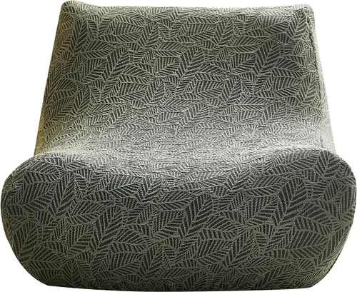 TOPCHANCES Funda para silla Fireside, funda elástica para tumbona sin brazos, para sofá y muebles, protector de puf con parte inferior elástica para