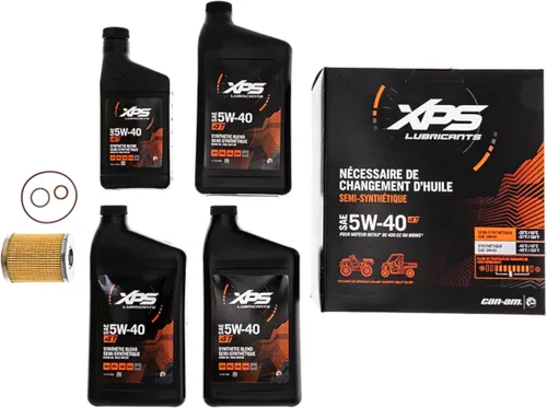 Miniatura 2 de Can-Am Nuevo OEM 4T 5W-40 Mezcla Sintética Kit de cambio de aceite, Rotax 450 cc, 9779256