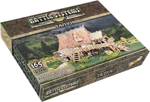 Miniatura 5 de Battle Systems BSTFWA005 Río y Carreteras Escenas Modulares de Fantasía - Perfecto para Juegos de Rol y Wargames - Terreno de Mesa Multinivel
