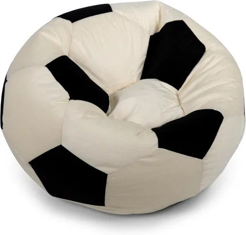 Miniatura 13 de Big Joe Silla Puf Clásica para Dormitorio de Niños y Rincón de Lectura, Azul Marino Fácil de Limpiar, Mezcla Duradera de Nylon y Poliéster, 2 Pies