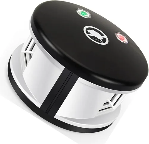 Miniatura 3 de X-PEST Repelente ultrasónico de roedores para interiores, repelente de ardillas de 360°, interruptor de 3 modos con onda de presión, enchufe