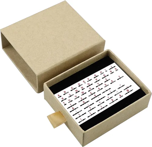 Miniatura 7 de Morse Code - Pulsera de cuero para hombre, con grabado de código secreto para novio, padre, esposo, para él, pulsera con mensaje oculto
