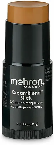 Miniatura 16 de Mehron Makeup CreamBlend Stick Base para rostro y cuerpo Barra de maquillaje profesional de cobertura completa 0.75 oz (21 g) (Dark 4)