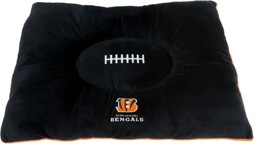 Miniatura 18 de NFL PET Bed - Cama de almohada de felpa suave y acogedora de Arizona Cardinals. Cama de fútbol para perros. Cama de colchón deportivo cálido