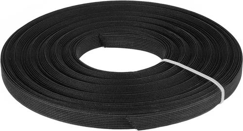 Miniatura 58 de uxcell Deshuesado para coser, 1 pieza de 5 yardas y 0.236 in – corsé de poliéster de alta densidad para vestido de novia, vestido de novia (negro)