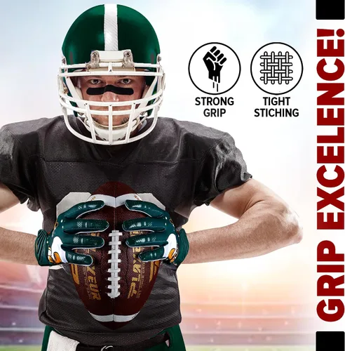 Miniatura 7 de Alien Grip Infinite Pro Edition - Guantes de fútbol Endless Game - GripPro Tech para adultos, niños y jóvenes, guantes de fútbol sin pelar, siempre