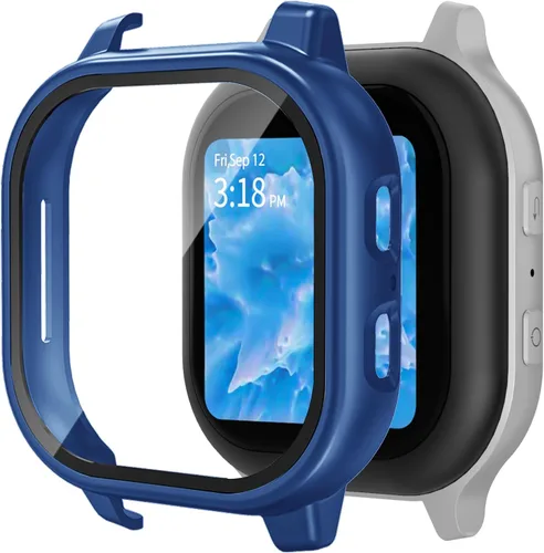 Miniatura 15 de Paquete de 3 fundas protectoras compatibles con Gabb Watch 3/3e - Cubierta rígida de policarbonato con protector de pantalla de vidrio templado