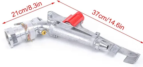 Miniatura 3 de Pistola rociadora de riego agrícola, rociador automático de impacto de círculo completo, riego ajustable de 360° de área grande (2.6 pulgadas)