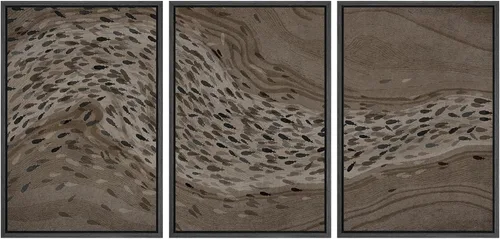 Miniatura 80 de SIGNWIN Lienzo enmarcado para pared, juego de arte dramático de cielo tormentoso, ilustraciones de paisaje nuboso Moody, arte moderno decorativo