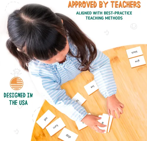 Miniatura 8 de merka Tarjetas flash de palabras a la vista – 150 tarjetas, juego B – frituras de palabras y vocabulario para lectura de primer grado