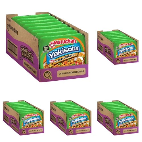 Miniatura 18 de Maruchan Yakisoba Fire sabor a carne picante, 3.99 onzas (paquete de 8)