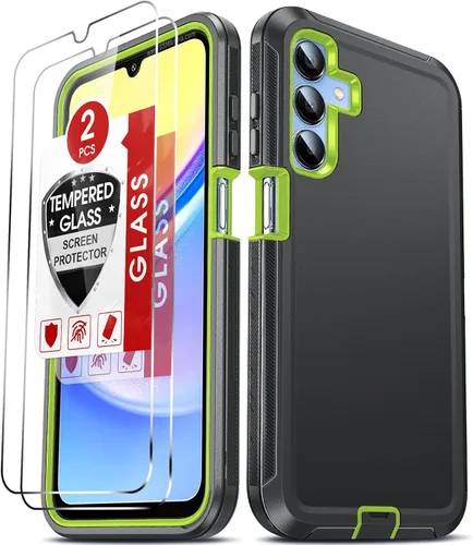 Miniatura 16 de LeYi Funda compatible con Samsumg Galaxy A05 4G: Galaxy A05 4G con resistente a los golpes, 3 en 1 de cuerpo completo, protección resistente