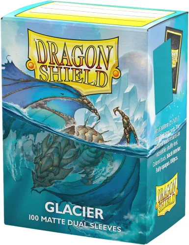 Miniatura 29 de Dragon Shield Fundas para cartas mate de tamaño estándar dual 100 unidades - Fundas TCG premium suaves y resistentes - Compatibles con Pokémon