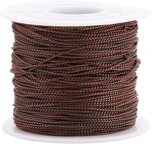 Miniatura 8 de AGCFABS 16.4 ft/Pack Cadena de Serpiente Collar de Enlace a Granel para Collar DIY Joyería Fabricación Hecho a Mano Encontrar Accesorios (Bronce)