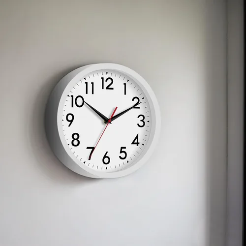 Miniatura 7 de DAXSMY Reloj de pared de 12 pulgadas, silencioso, sin tictac, funciona con pilas, reloj analógico decorativo para oficina, cocina, exterior, sala