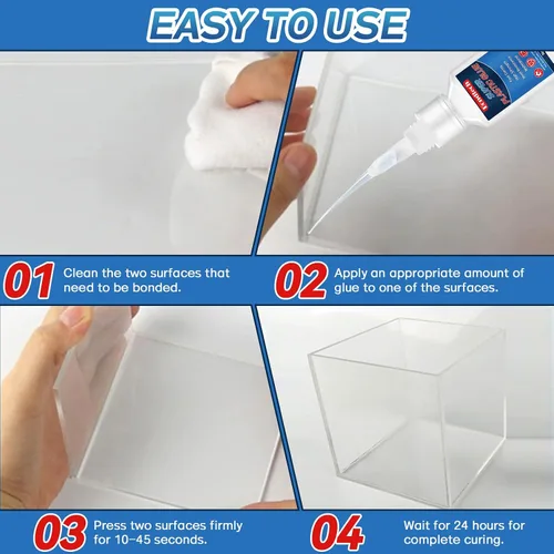 Miniatura 6 de Pegamento de plástico de 1.06 oz, súper pegamento para plástico, adhesivo transparente fuerte para miniaturas, modelo, PLA, impresión 3D, acrílico