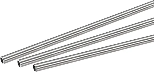 Miniatura 14 de uxcell Tubo redondo de acero inoxidable 304 0.197 in OD 0.024 in espesor de pared 9.843 in longitud 3 piezas