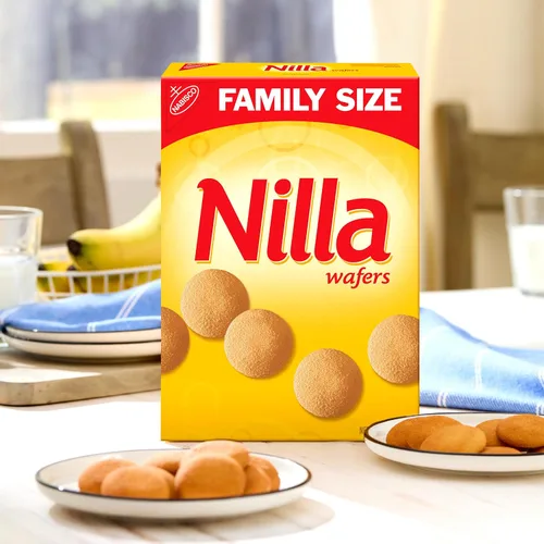Miniatura 5 de Galletas Nilla Wafers, Vainilla, 15 oz Tamaño Familiar Paquete de 2