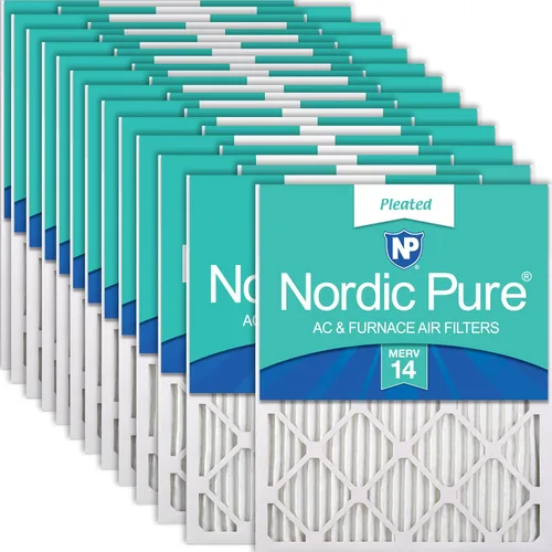 Miniatura 76 de Nordic Pure Filtros de aire para horno MERV 6 de 18 x 25 x 1 pulgadas (tamaño real: 17 1/2 x 24 1/2 x 3/4), color verde poliéster MERV 6, reduce