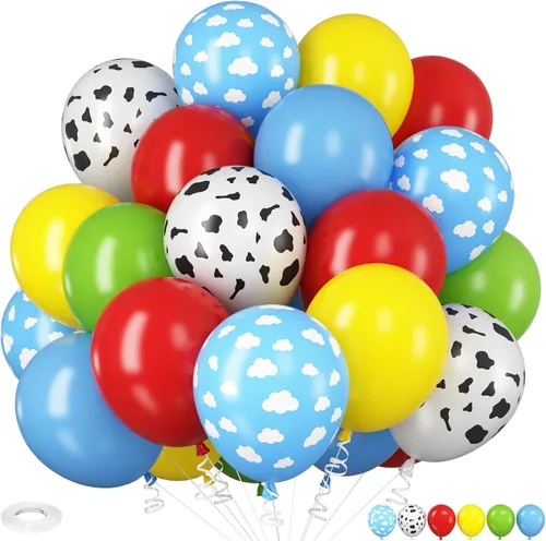 Miniatura 24 de HILAVO - Kit de globos tropicales, 60 globos hawaianos de 12", color rosa intenso, naranja, verde azulado, verde, dorado metálico, globos de látex