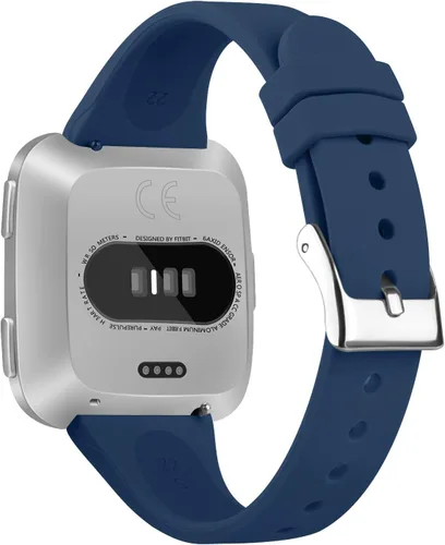 Miniatura 6 de Tobfit Pack 3 bandas delgadas compatibles con Fitbit Versa 2 Bands/Fitbit Versa/Fitbit Versa Lite/SE, pulsera de repuesto de silicona para hombres