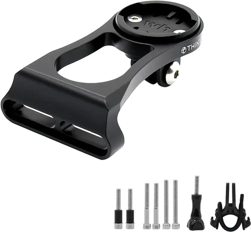 Miniatura 7 de Thinvik Soporte para computadora de bicicleta para Garmin Edge, Gopro Combo Mount, compatible con todas las computadoras GPS Garmin Series 1030 1000