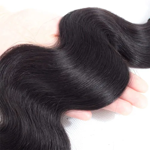 Miniatura 5 de Extensiones de cabello humano ondulado brasileño de 20, 20, 20, 20 pulgadas, 3 paquetes de extensiones de cabello humano virgen sin procesar