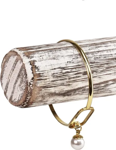 Miniatura 5 de Ikee Design Soporte de exhibición de madera para pulsera, soporte de almacenamiento de joyas de madera para exhibición de tiendas, vitrinas