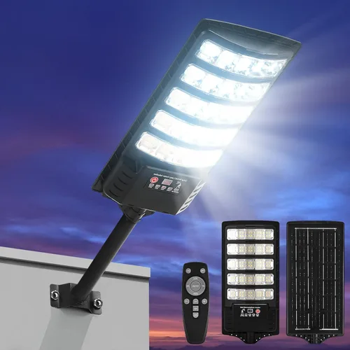 Miniatura 14 de Luz Solar de Calle al Aire Libre Impermeable, Luz Solar con Sensor de Movimiento, Luz LED Solar del Atardecer al Amanecer para Inundación de JZ4-2PC