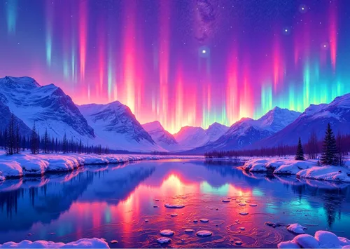 Rompecabezas de auroras boreales para adultos de 1000 piezas, rompecabezas de Aurora Borealis para decoración de pared, alivio del estrés y juegos