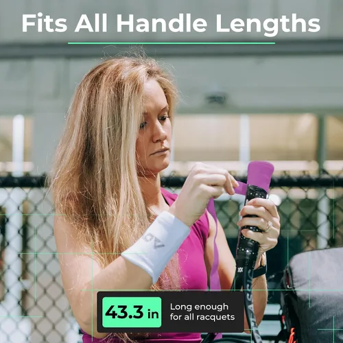 Miniatura 7 de ADV Dry - Cinta de agarre para raqueta de tenis, paquete de 12 y 30 unidades, cinta de agarre para raqueta de tenis FeltTac, cinta de agarre ultra