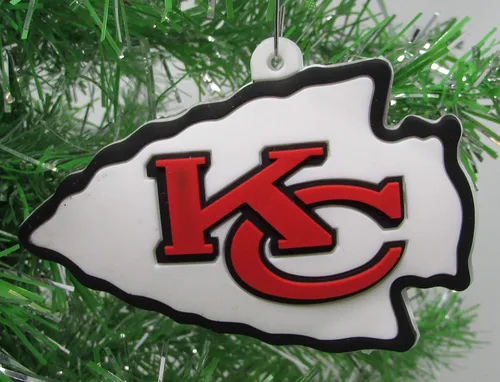 Miniatura 4 de Arrowhead Patrick Mahomes Football Team - Juego de adornos navideños de 6 piezas (diseño único inastillable)
