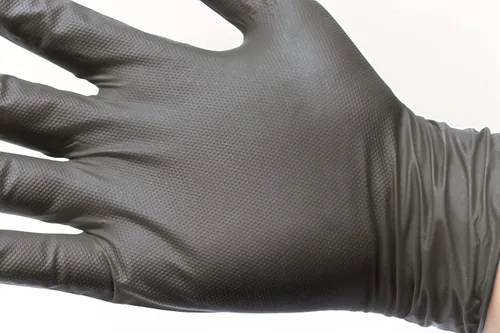 Miniatura 4 de DENCO DISTRIBUTING, INC. GripTensity Diamond Nitrile Gloves - Black 7 MIL - Latex & Powder Free - 10 Boxes