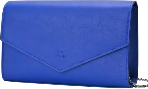 Miniatura 8 de Bolso de mano GM LIKKIE para mujer, bolso tipo sobre de noche, bolso cruzado con solapa de piel sintética PU para el hombro