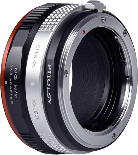 Miniatura 5 de PHOLSY Adaptador de Montura de Lente FTZ con Anillo de Control de Apertura para Lentes Nikon F (Tipo G) a Cuerpo de Cámara Nikon Z Compatible