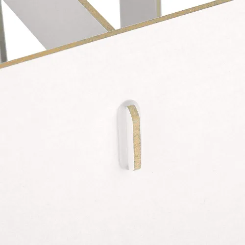 Miniatura 9 de Estantería para libros, muebles para el hogar, estantería para niños (blanco cálido)